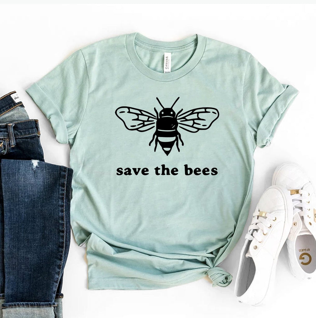 Save The Bees Love T Shirt