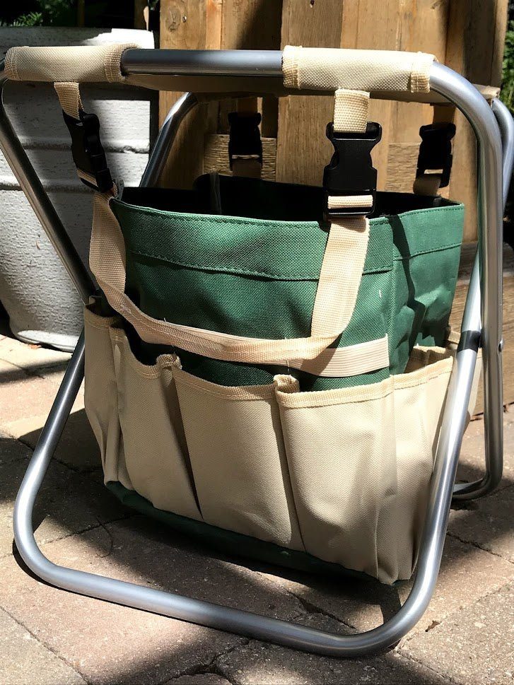 Gardener's Caddy SEAT and Harvest Bag - Garden Outside The Box