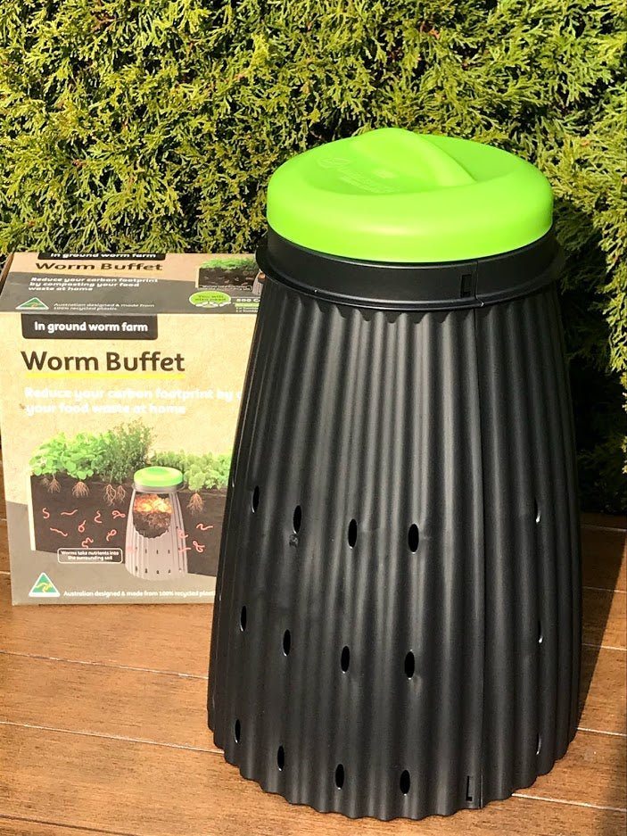 In Ground Compost Bin Worm Buffet for Garden Beds - Garden Outside The Box