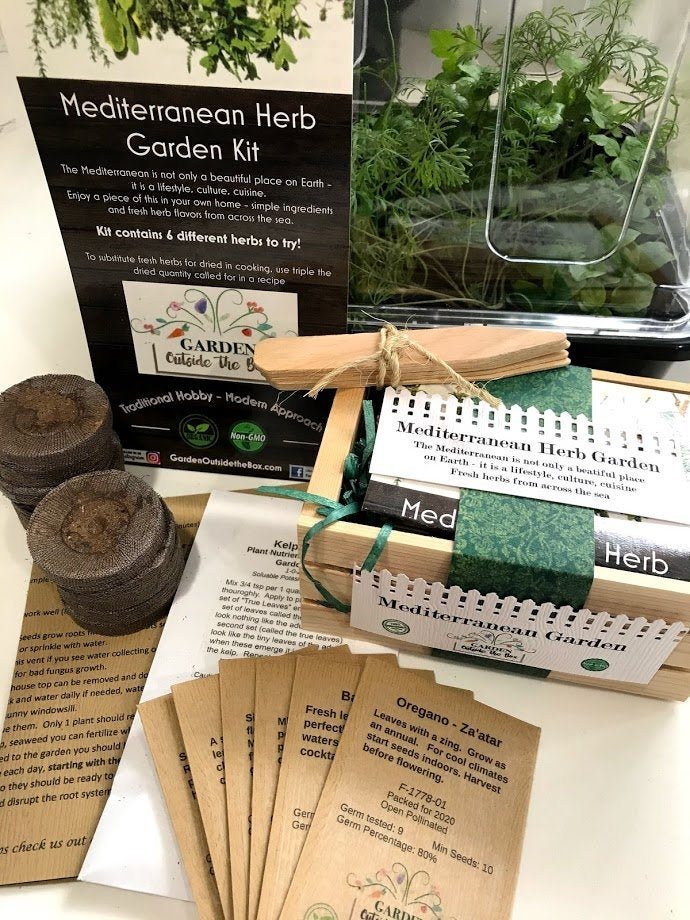 Mediterranean Herb Garden Collection - Garden Outside The Box