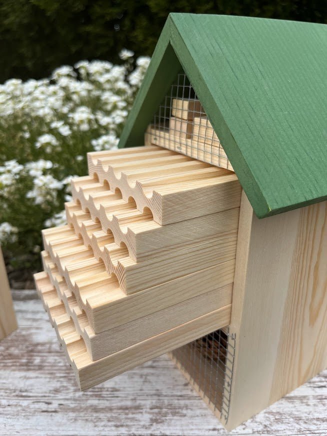 The Grand Wood Pollinator House for Mason Bees