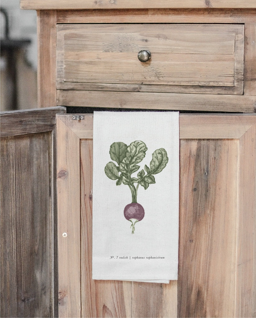 Organic Kitchen Towels - Veggies & Fruit (Color) - Garden Outside The Box