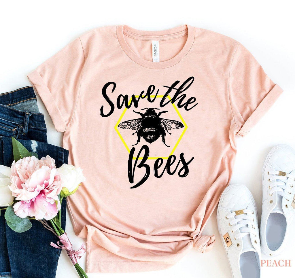 T-shirt - Save The Bees - Garden Outside The Box