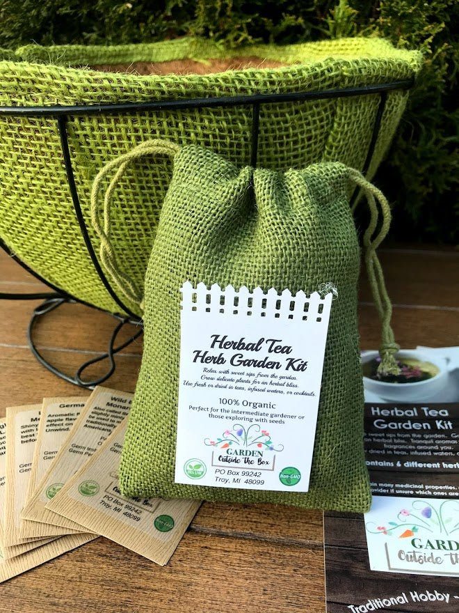 Tea Cup Planter with Herbal Tea Garden - Garden Outside The Box