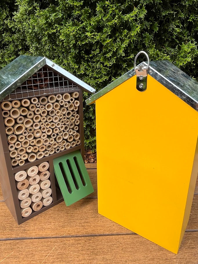 Sunny Multi-Room Pollinator HOTEL - Tin Roof Heavy Duty - Garden ...