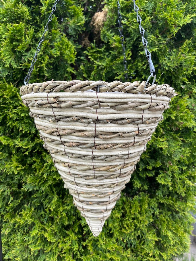 cone hanging basket planter 12" MAXINE Cone Hanging Basket
