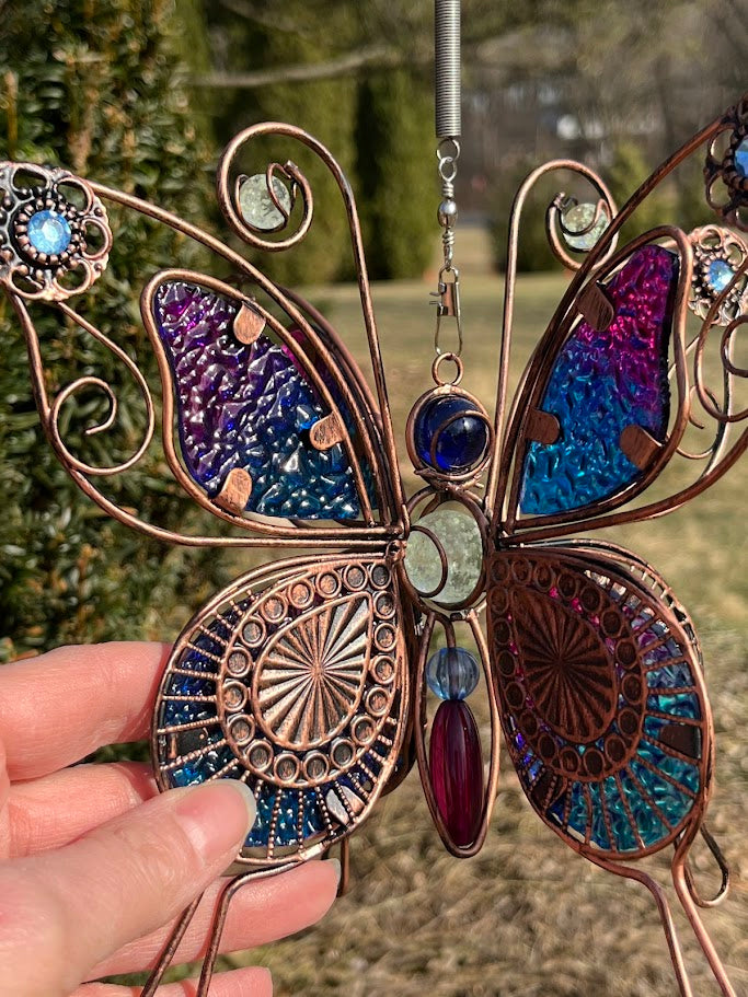 Garden Ornament Bouncer - Butterfly - Solar