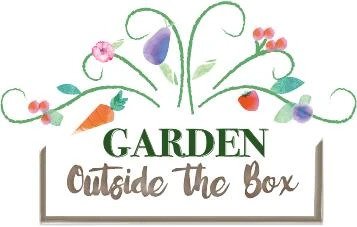 Logo with text "Garden Outside The Box"