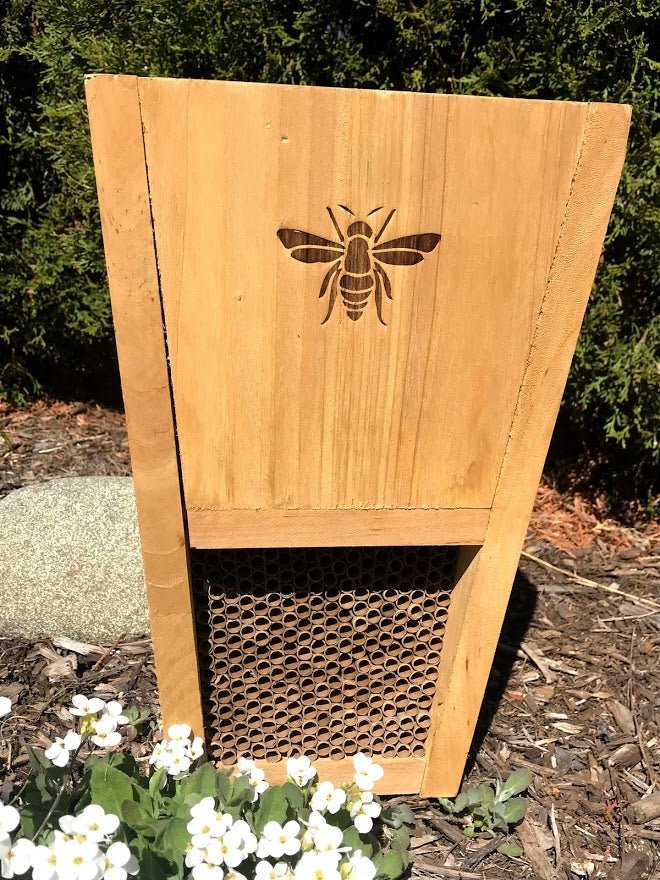 2-in-1 Pollinator House PLANTER - ECO Paper Tubes - Garden Outside The Box