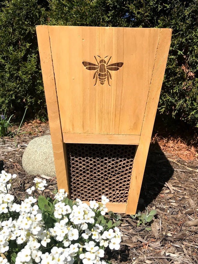 bee house planter 2-in-1 Pollinator House PLANTER - ECO Paper Tubes