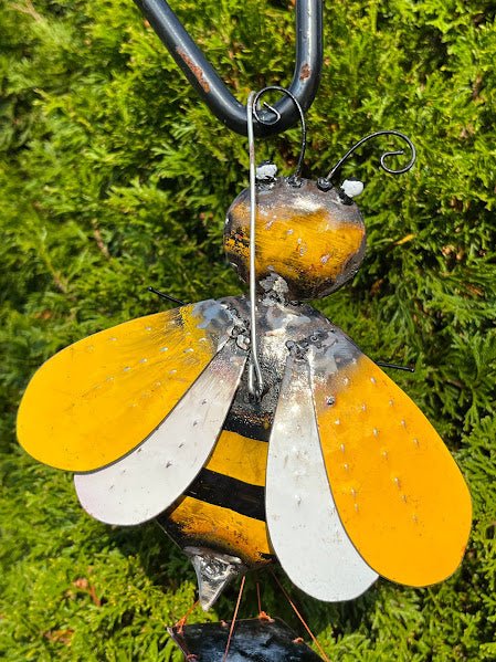 Bumble Bee Metal Art Wind Chime 