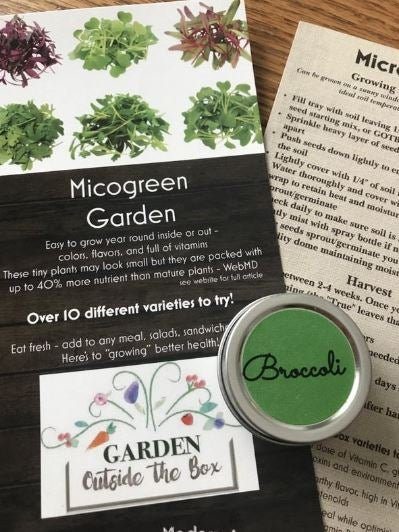 Broccoli Microgreens - Garden Outside The Box
