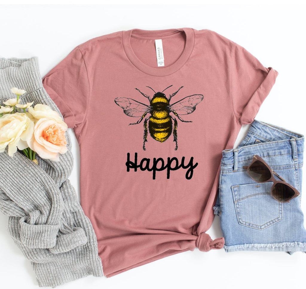Bee Happy T Shirt