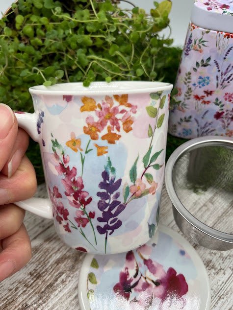 Wildflower Mug and Tea Tin