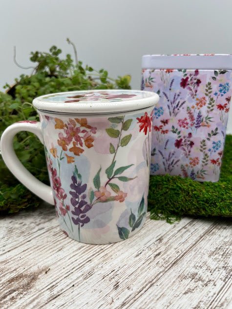 Wildflower Mug and Tea Tin