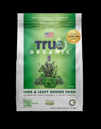 True Organic Herb and Leafy Greens Plant Fertilizer