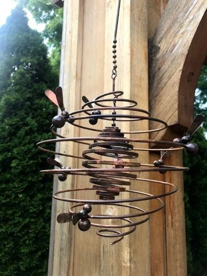 Honey Bee Spiral Mobile - Garden Outside The Box