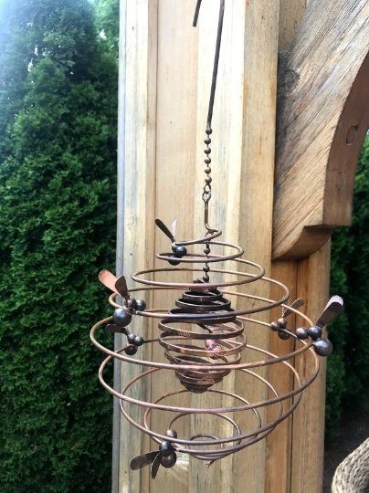 Honey Bee Spiral Mobile - Garden Outside The Box
