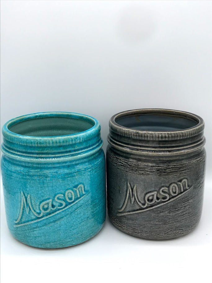 Mason Jar Crock Planter - Garden Outside The Box