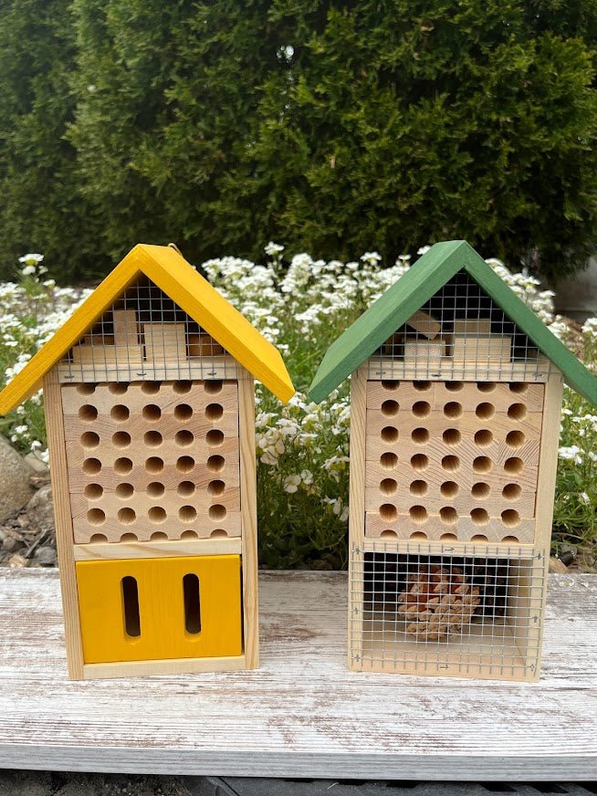 The Grand Wood Pollinator House for Mason Bees