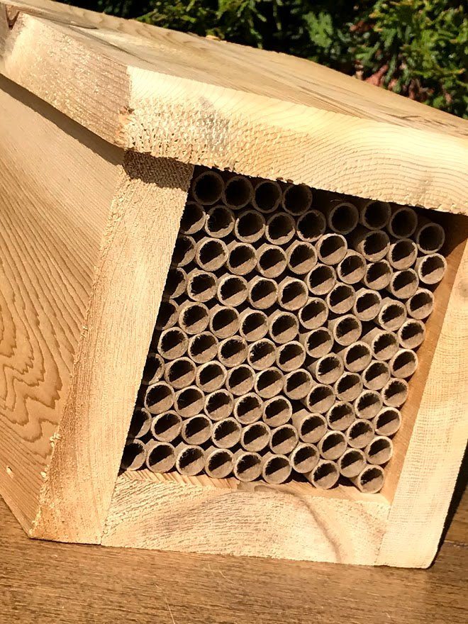 Natural Pollinator House - ECO Paper Tubes - Garden Outside The Box