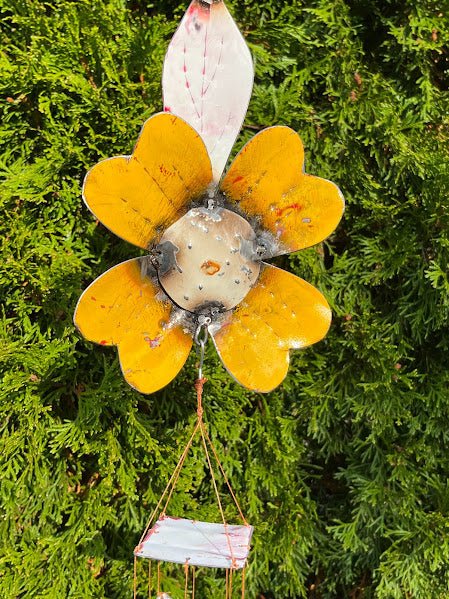 Sunflower Metal Art Wind Chime